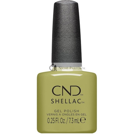 CND Shellac UV Nail Polish Plantbound No. 477 Light Green