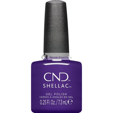 CND Shellac UV Nail Polish Battle Royal No. 484 Purple - Original CND Gel Polish