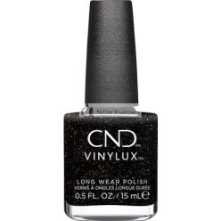 CND Vinylux Nail Polish Opulent Onyx No. 483 Black Glitter