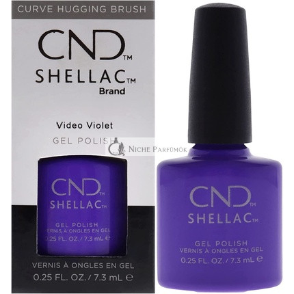 CND Shellac Video Violet 7.3ml 0.25 fl oz