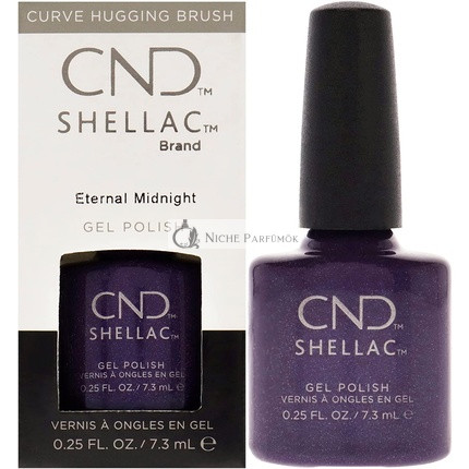 CND Shellac Eternal Midnight Nightspell Violet 7.3ml