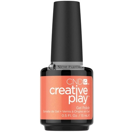 CND Creative Play Gel Polish #421 Orange You Curious 15ml