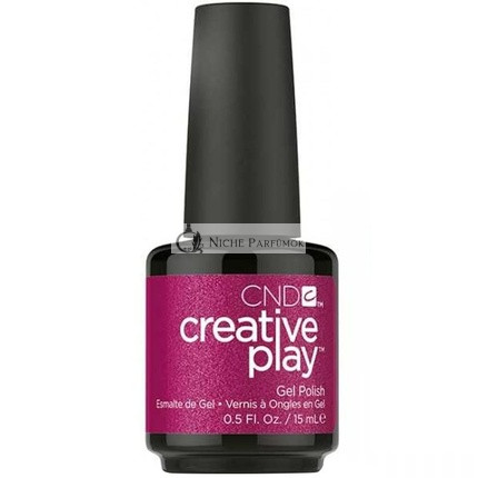 CND Creative Play Gel Polish 496 Cherry Glo Round 15ml