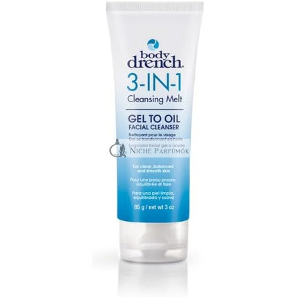 Body Drench 3 in 1 Cleansing Melt Gel to Oil Facial Cleanser 85g