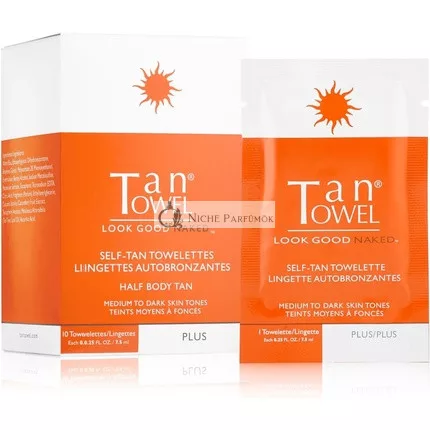 Tantowel Half Body Self-Tan Novelette Plus - Pack of 10