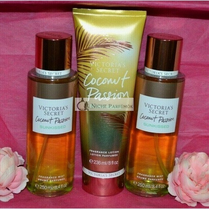 Victoria's Secret Coconut Passion Sunkissed Fragrance Mist & Lotion Set