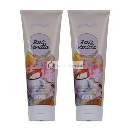 Victoria's Secret Pink Basic Vanilla Body Lotion with Essential Oils
