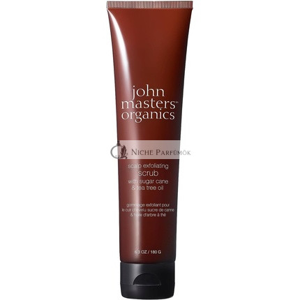 JMO Scalp Scrub with Sugar Cane and Tea Tree Oil 142 Grams - Exfoliating Dry Scalp Treatment