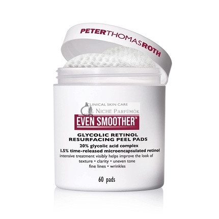 Peter Thomas Roth Even Smoother Glycolic Retinol Resurfacing Peel Pads 60 ct.