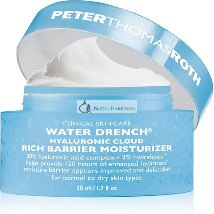 Peter Thomas Roth Water Drench Hyaluronic Cloud Rich Barrier Moisturizer For Unisex 1.7 oz