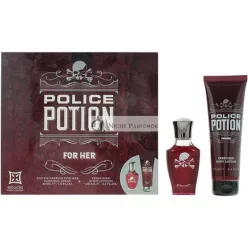   Police Potion For Her Gift Set Eau de Parfum 30ml Body Lotion 100ml