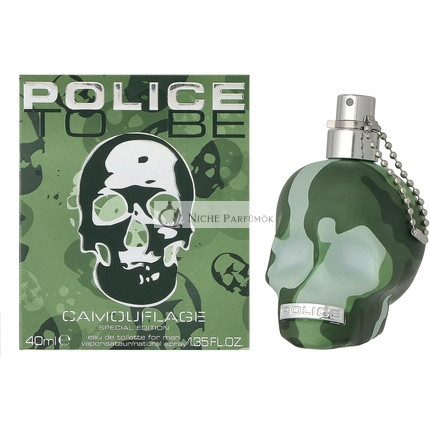 Police to be Camouflage Eau de Toilette for Men 40ml 771242 Wood