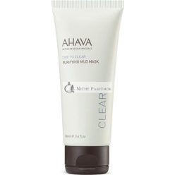   AHAVA Purifying Mud Mask Dead Sea Natural Face Exfoliator for Men and Women 100ml