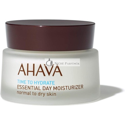 AHAVA Essential Day Moisturizer for Normal to Dry Skin Hydrating Cream with Dead Sea Minerals 50ml