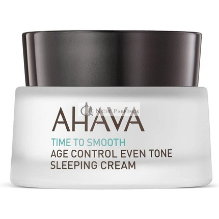 AHAVA Age Control Even Tone Sleeping Cream Nourishing Night Cream with Exclusive Osmoter Niacinamide & Jojoba Oil 1.7 fl.oz