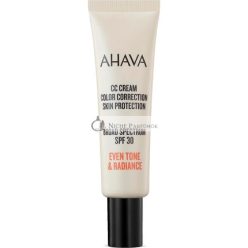   AHAVA CC Cream Color Correction SPF30 Lightweight Formula for Flawless Radiant Skin 30ml