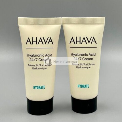 Ahava Hyaluronic Acid 24/7 Cream Hydrate Moisturizer 2x15ml