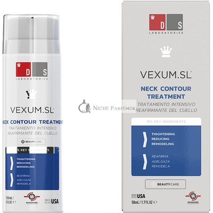 Vexum.SL Neck Firming Cream by DS Laboratories Double Chin Reducer Tightening and Lifting Neck Cream 50ml