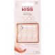 KISS Salon Acrylic French Nude Collection Cashmere Medium Length Fake Nails 28 Count