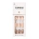 KISS imPRESS Press-On Manicure Evanesis Short Square with PureFit Technology - 30 False Nails