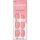 KISS imPRESS Color Gel Nail Kit Pretty Pink with PureFit Technology - Includes Prep Pad Mini File Cuticle Stick and 30 Fake Nails