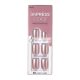 KISS imPRESS Color Press-On Manicure Gel Nail Kit Short Length Champagne Pink