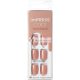 KISS imPRESS Color Gel Nail Kit Sandbox with PureFit Technology - Includes Prep Pad Mini File Cuticle Stick and 30 Fake Nails
