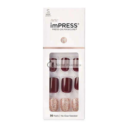 KISS imPRESS Press-On Manicure Nail Kit with PureFit Technology Short Nails