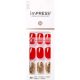 KISS imPRESS Press-On Manicure Memories Medium Length Square with PureFit Technology - 30 Fake Nails