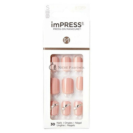 Self-adhesive nails imPRESS Nails Crystal Blossom 30 pieces