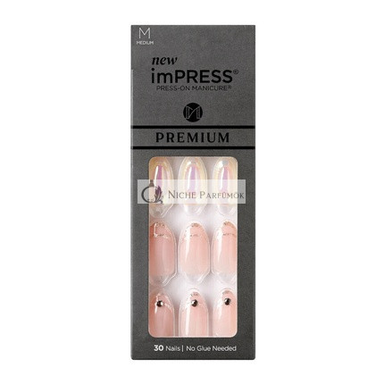 KISS Impress Press On Nails One Step Manicure Premium All My Love Medium