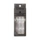 KISS imPRESS Press-On Manicure Premium Collection Fake Nails - Legacy Gray V-Cut Stone Medium Ballerina Coffin Shape 30 Count