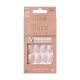 KISS Bare But Better Press-On Nails Mocha Light Nude Skin Short Size Oval Shape Includes 30 Nails 2G Glue 1 Manicure Stick 1 Mini File