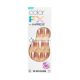 KISS imPRESS No Glue Mani Press-On Nails Color FX Dimension Light Neutral Short Size Squoval Shape Includes 30 Nails Prep Pad Instructions Sheet 1 Manicure Stick 1 Mini File