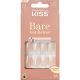 KISS Bare-But-Better Press-On Nails Embrace It Light Nude Medium Length Coffin Shaped