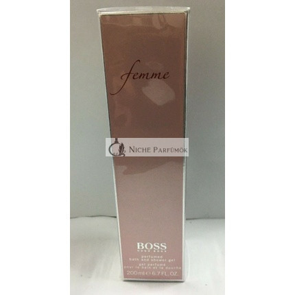 BOSS FEMME Perfumed Bath and Shower Gel 6.7/6.8oz 200ml - New Sealed