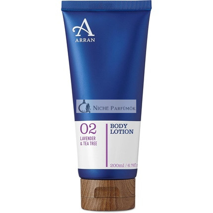 Arran Sense of Scotland Lavender & Tea Tree Body Lotion 200ml Timeless Soothing Reviving Calming Infused with Lavender Tea Tree Oils Apothecary Lavender Tea Tree