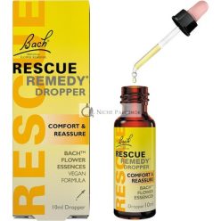   Bach Rescue Remedy Flower Essences Comfort and Calm Emotional Wellness Dropper Bottle 10ml