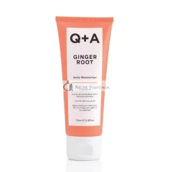 Q+A Ginger Daily Moisturizer with Antioxidants for Face 75ml