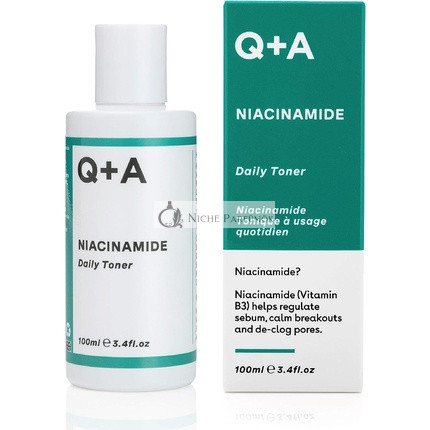 Q+A Niacinamide Daily Toner Calming Breakouts and De-Clogging Pores 100ml