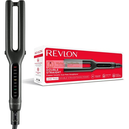 Revlon Double Straight Hair Straightener Black