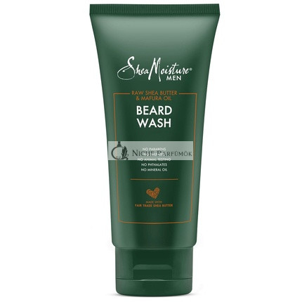 Shea Moisture Men's Beard Wash with Premium Ingredients Maracuja Oil and Shea Butter 170ml 6 Ounces