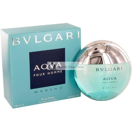Bvlgari Aqva Pour Homme Marine Eau De Toilette Spray 100ml Men's Perfume