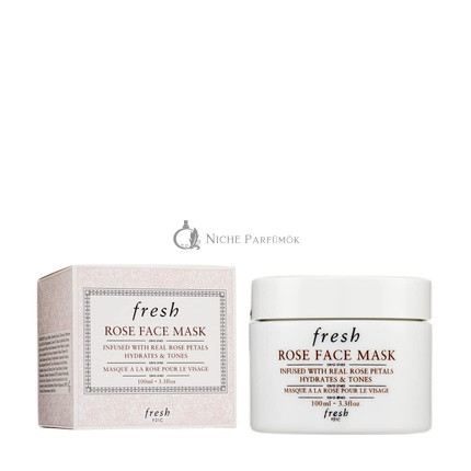 Fresh Rose Hydrating Treatment Face Mask with Rose Petals 3.4oz 100ml