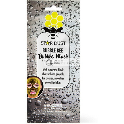 Biomiracle Star Dust Bubble Bee - Bubble Sheet Mask