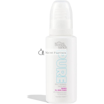 Bondi Sands Pure Self Tanning Face Mist Renew with Hyaluronic Acid and Ceramides Formula 70ml 2.36 Oz