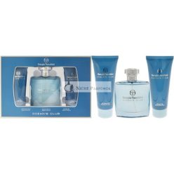   Sergio Tacchini Ocean Club Gift Set Eau De Toilette 100ml Shower Gel 100ml Aftershave Balm 100ml