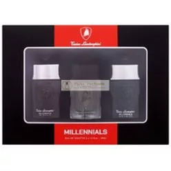   Lamborghini Millennials Ajándékcsomag - 40 ml Millenniális EDT, 40 ml Millenniális Winner EDT, 40 ml Millenniális Dinamico EDT