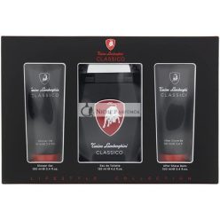   Tonino Lamborghini Classico 3 Piece Gift Set: Eau De Toilette 125ml, Shower Gel 100ml, Aftershave Balm 100ml