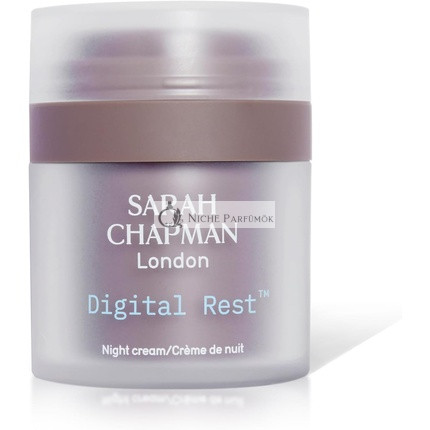 Sarah Chapman Digital Rest Night Cream Vitamin C Moisturizer for Face Anti Wrinkle Hydrating Healthy Cell Rejuvenation Overnight 30ml